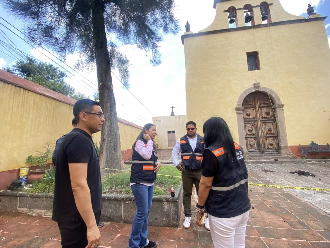 Templo del Calvario no presenta daños estructurales tras impacto de rayo; ajustarán plan de restauración