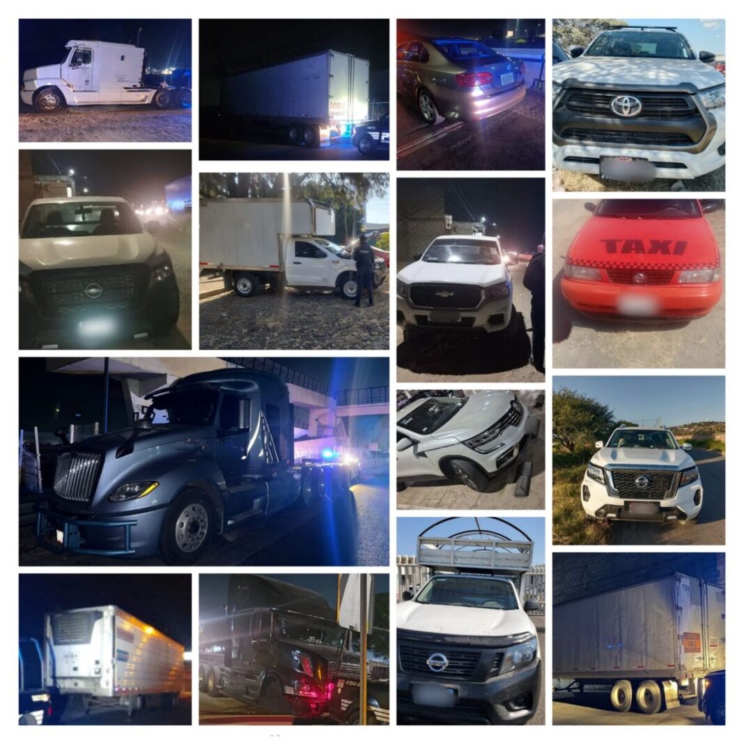 POES recupera 15 vehículos con reporte de robo Borrador automático