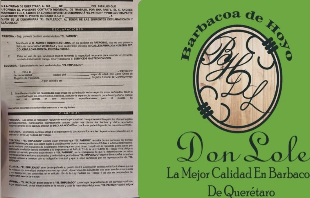 Trabajadores denuncian presuntas violaciones laborales en “Barbacoa de Hoyo Don Lole” Borrador automático