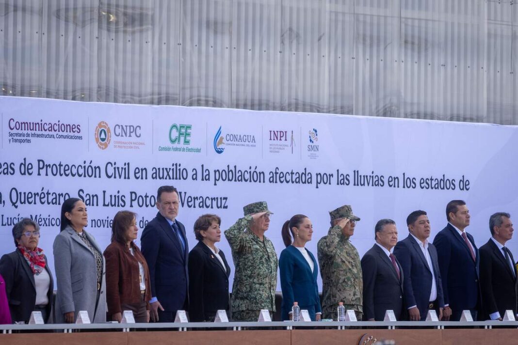 Acude Mauricio Kuri a la ceremonia de Reconocimiento por la implementación de los planes DN-III-E y Marina por las pasadas lluvias Borrador automático