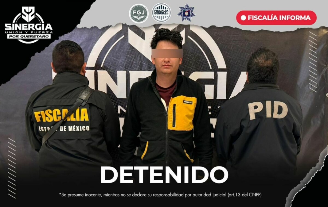 Sinergia por Querétaro permite cumplimentación de una orden de reaprehensión por robo, emitida en el Estado de México