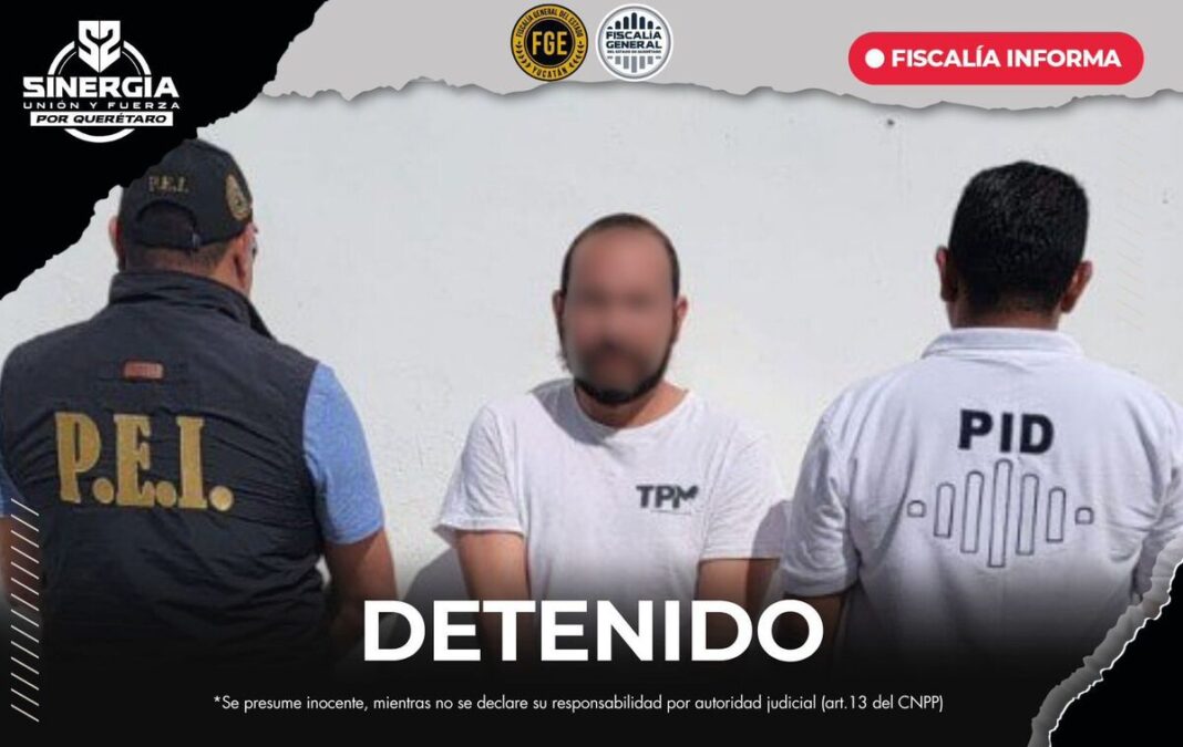 Sinergia por Querétaro cumplimenta orden de aprehensión en Yucatán por violación equiparada Borrador automático