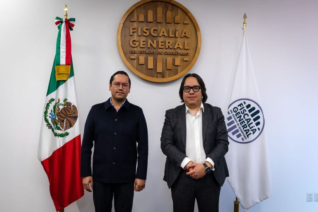 Fortalece fiscal general y alcalde de Corregidora Sinergia por Querétaro