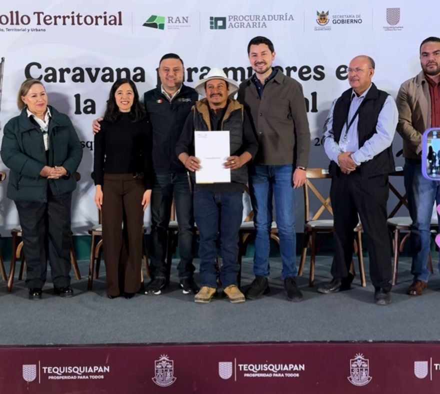 SE REALIZÓ EN TEQUISQUIAPAN LA CARAVANA “MUJERES EN LA PROPIEDAD SOCIAL” Borrador automático