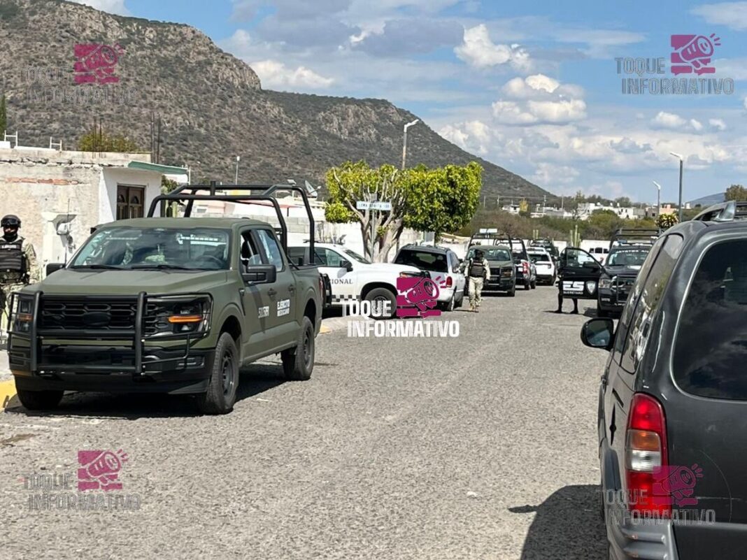 Fuerte operativo interinstitucional por cateos relacionados con huachicol en San Juan del Río