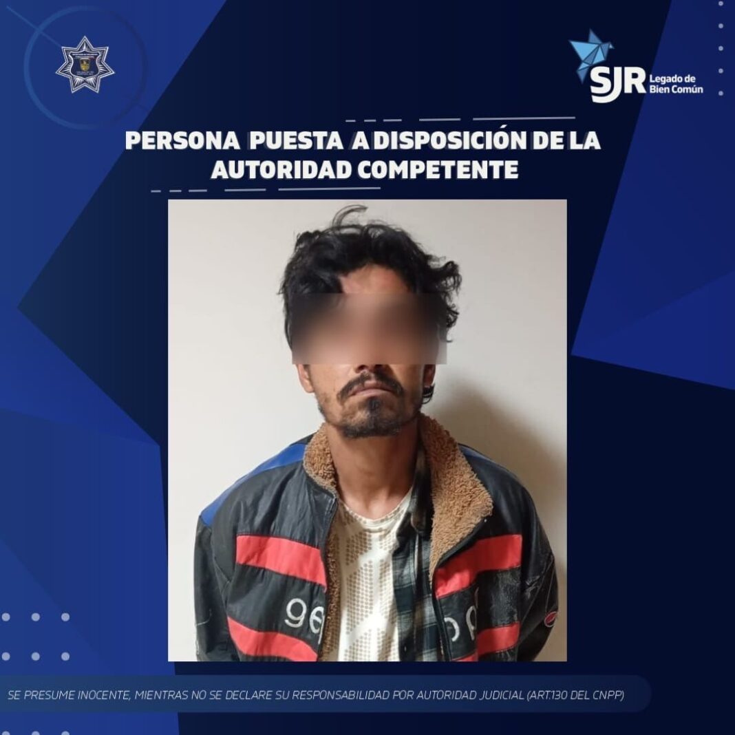 Oficiales de la SSPM-SJR detienen a persona por delitos contra la salud Borrador automático