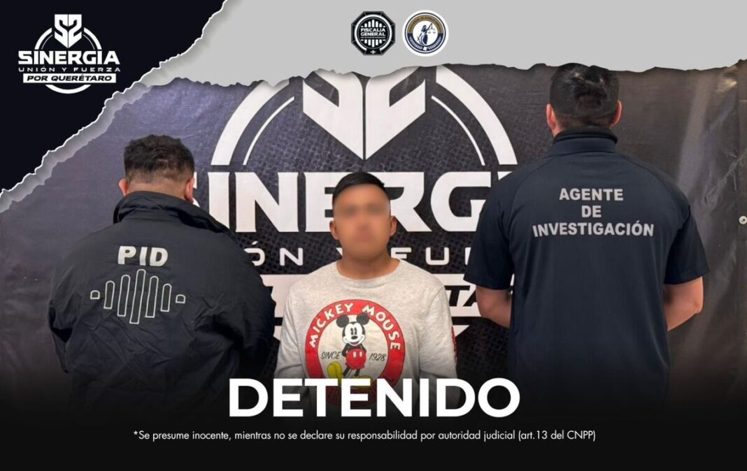 Sinergia cumple orden de aprehensión por homicidio calificado y tentativa de homicidio