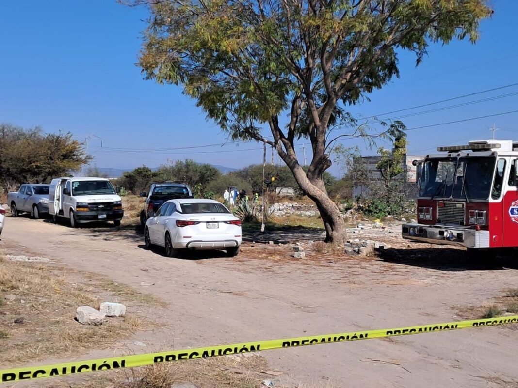 Acordonan zona en Ranchos Unidos Banthí tras hallazgo de presuntos restos óseos