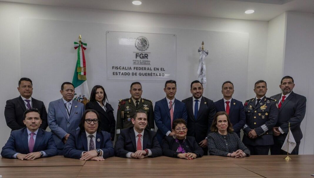 Fiscal General de Querétaro participa en reunión encabezada por la Fiscalía General de la República