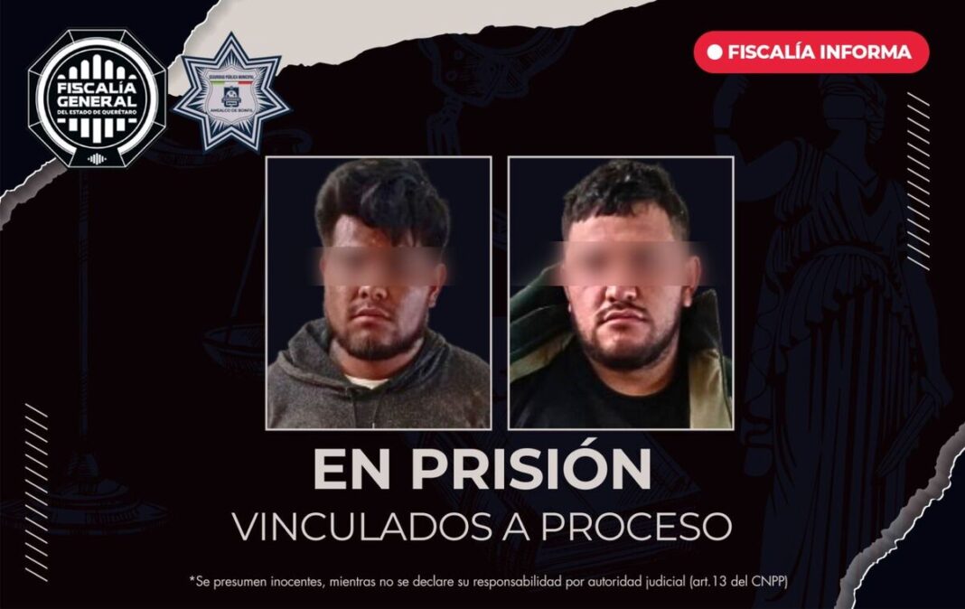Dos hombres en prisión por robo con violencia en Amealco Borrador automático