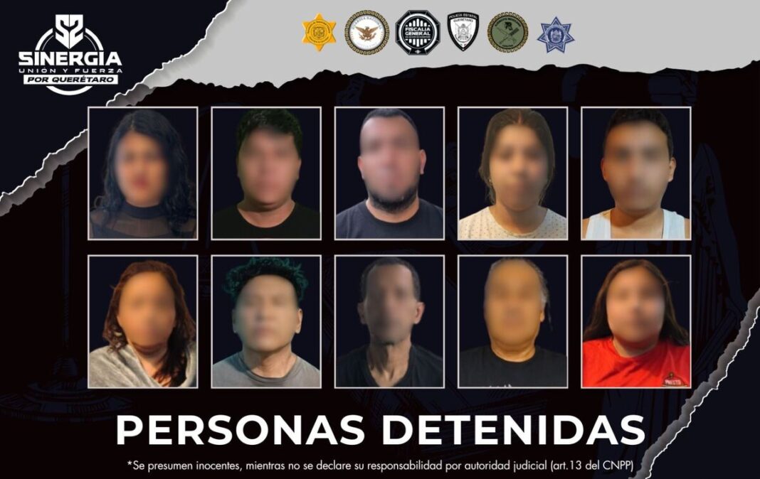 Sinergia ejecuta 10 cateos simultáneos en la zona metropolitana; 10 personas detenidas y decomiso de droga y armas Borrador automático