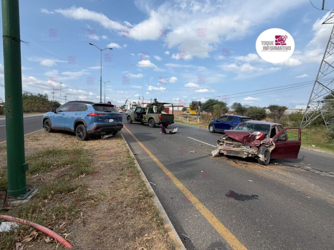 Cinco lesionados deja accidente en la carretera estatal 120 rumbo a Tequisquiapan