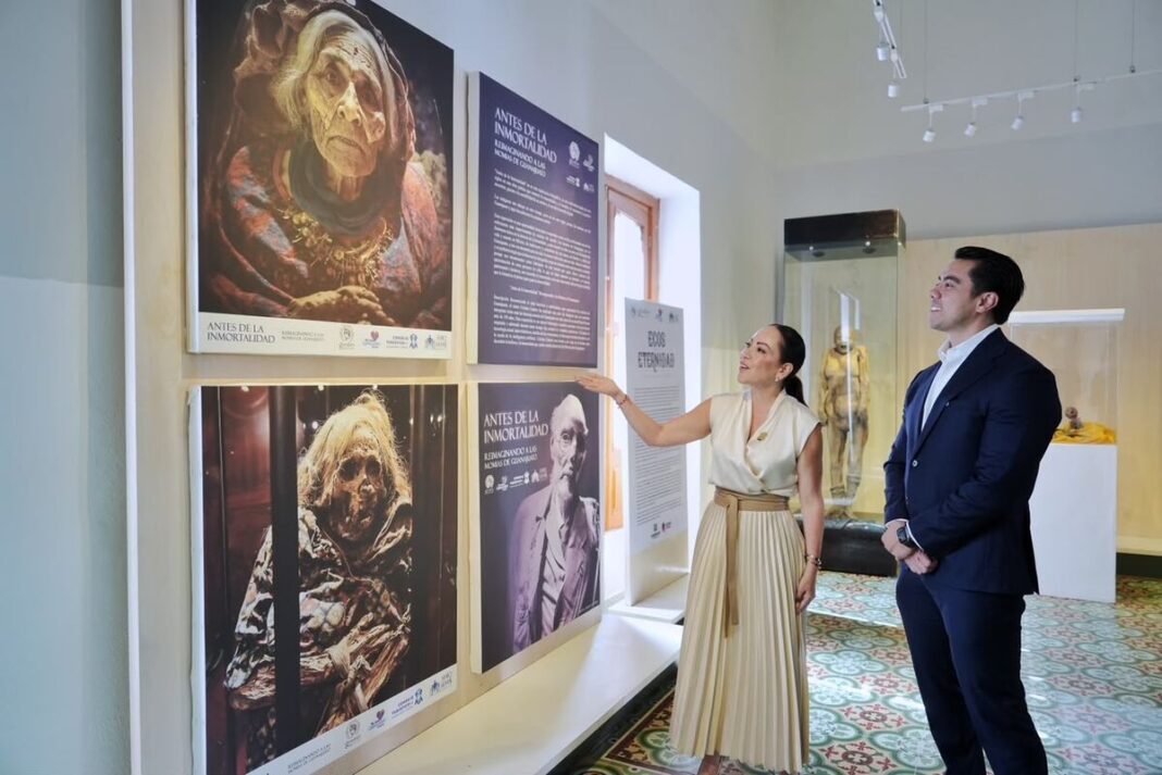 Inaugura Felifer Macías exposición Las Momias de Guanajuato en Querétaro “Ecos de la Eternidad”
